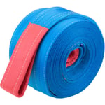 Lingue en sangle, Sangle de chargement 5 m x 240 mm 8000 Kg pour levage et grues, Couleur bleu - Primematik