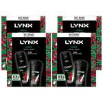 Lynx Mens Africa Bodyspray XXL & Bodywash Gift Set For Him, 4pack - One Size