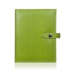 Large Little Book Of Earrings Green Faux Crocodile Skin 4 Page Jewellery Box