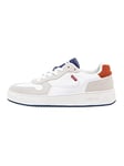 Levi's Footwear and Accessories Homme Glide Sneakers, Regular White, 44 EU