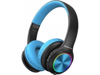 Powerlocus Pled Wireless Headphones For Kids (Black And Blue)