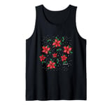 Stranger Things Christmas Demogorgon Holly Pattern Tank Top