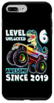 iPhone 7 Plus/8 Plus Level 6 Unlocked T Rex Monster Truck Dinosaur 6th Birthday Case