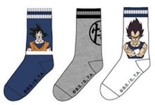 Dragon Ball - Pack De 3 Chausettes Vegeta/Goku (T39/42)