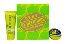 DKNY BE DELICIOUS GIFT SET 30ML EDP + 100ML BODY LOTION - WOMEN'S FOR HER. NEW