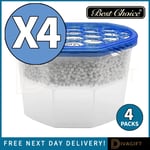 4x INTERIOR DEHUMIDIFIERS DAMP MOULD TRAP MOISTURE CATCH MILDEW REMOVER HOME NEW