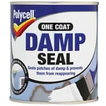 Polycell - One Coat Damp Seal Matt White Paint 500ml