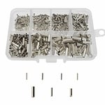 Surriba 600 Embouts de Câble Non Isolés Kits, Pinces à Sertir Embout Electrique a Sertir Cosses Electriques Cable 0,5mm2/0,75/1/1,5/2,5/4/ 6mm²