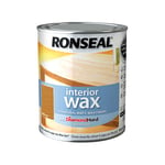 Ronseal 36880 Interior Wax Medium Oak 750ml