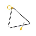 FUZEAU - 8268 - Triangle Musical - Musique Percussion - En Acier + batte ou mailloche - Jouer des Sons Cristallins et Scintillants - A partir de 5 ans