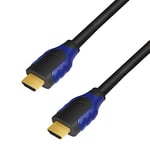 LOGILINK Cable 4K HDMI High Speed with ETHERNET 4K2K/60HZ 2M Negro