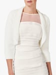 Phase Eight Fay Fluffy Bolero, Ivory