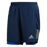 adidas Men's Shorts Own The Run Shorts, mens, Men's shorts, GC7882, Conavy/Royblu., L 7"