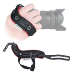 SpiderPro Camera Hand Strap Black-Red | v2