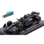 MERCEDES W14 N.63 2023 GEORGE RUSSELL SIGNATURE WITH HELMET 1:43 Burago