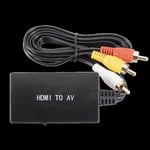 HDMI to AV Adapter Digital To Analogue HD Audio to Video Protocol TV Converter