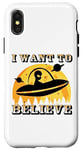 iPhone X/XS I want to believe in unidentified flying objects Case