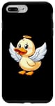 Coque pour iPhone 7 Plus/8 Plus Adorable canard d'ange avec ailes et halo