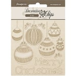 Stamperia Chipboard Die Cuts - Merry Christmas Balls