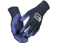 ATG Handske MaxiFlex® Elite S.9fingerdyppet strikhandske i nylon/lycra med nitril belægningi håndfladen og fingerspidserne