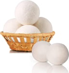 Tumble Dryer Wool Balls Handmade Reusable Organic Laundry Reducing Wrinkles 6PK