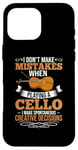 iPhone 16 Pro Max Cello Instrument Funny Playing Musical Lesson Case