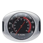 Taylor Pro Oven Thermometer, Hanging Clip and Stand, Easy Grip, Stainless Steel, 100°F to 600°F Range