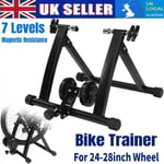 INDOOR BICYCLE TRAINER HOMEGYM EXERCISE BIKE FITNESS CYCLING W FRONT WHEEL STAND