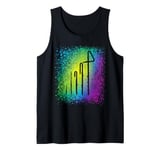 Flute Graphic for Flute Player or Flautist or Flute Teacher Tank Top