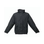 Regatta Dover Fleece Lined Bomber Jacket - Black/Ash / M