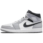 Baskets Nike  Air  1 Mid Light Smoke Grey Anthracite