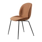 GUBI Beetle dining chair - fully upholstered conic base Around Bouclé 032-black