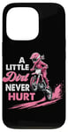 iPhone 13 Pro a little dirt never hurt girls dirt bike motocross women Case