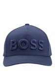 BOSS Embroidered Logo Baseball Cap, Dark Blue