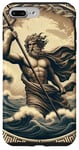 Coque pour iPhone 7 Plus/8 Plus Dieu grec Poséidon Mythologie de la Grèce antique