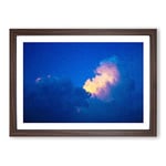 Big Box Art Light Upon The Clouds Framed Wall Art Picture Print Ready to Hang, Walnut A2 (62 x 45 cm)