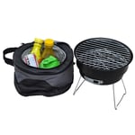 Mini barbecue portable en acier inoxydable,brasero à charbon de bois,support de gril,plaque chauffante de camping,jardin,extérieur,ménage,couple,2023