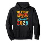 My First Cruise 2025 Summer Vacation Family Cruise Ship Pullover Hoodie