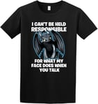 what My Face Does When You Talk Funny Toothless Dragon Kids Adults T-shirt