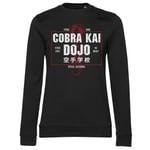 Hybris Cobra Kai Dojo Girly Sweatshirt (Black,XL)