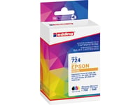 Edding Ink Replacement Epson 604Xl, T10h1 Kompatibelt Kombipack Svart, Cyan, Magenta, Gul Edd-724 18-724