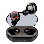 Bluetooth Wireless Headphones, PADGENE True Wireless Earbuds with Portable Charging Case, HD HiFi Stereo, Touch Control, Built-in Mic, IP7 Waterproof Earphones for All Android/IOS Devices