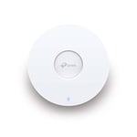 TP-Link AX1800 Wi-Fi 6 Dual Band Gigabit Ceiling Mount Access Point, Omada Mesh, Power over Ethernet (802.3at) or DC, Easily Mount to Wall or Ceiling, Free EAP Controller Software, Easy use(EAP610)