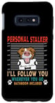 Coque pour Galaxy S10e Personal Stalker Dog Border Collie Funny Puppy Dog Lover