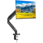 VEVOR Support Écran PC pour Moniteur de 13-32 Pouces Bras Écran PC Réglable en Hauteur Inclinable Rotatif et Pivotant Charge Maximale de 9,1 kg 2 Options de Montage VESA 75x75 mm 100x100 mm Bureau