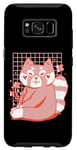Coque pour Galaxy S8 Motif panda rouge mignon