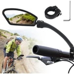 Ccykxa - Rétroviseur de Vélo, 360° Miroir Gauche Rotatif pour Guidon 21-26 mm vtt, Moto, Vélo Électrique