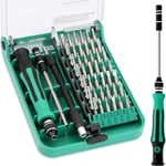 45 en 1 Tournevis Precision Kit Tools Petit Boite Tournevis de Précision Magnétique Tournevis Outils de Réparation Pour Ordinateur, Laptop, iPhone,