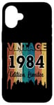 Coque pour iPhone 16 Plus Vintage 1984 Anniversaire 41 ans Homme Femme Année 80