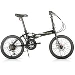 Wizard Bikes Dazzle M500D 20" Folding Bike - Black / One Size Wheels